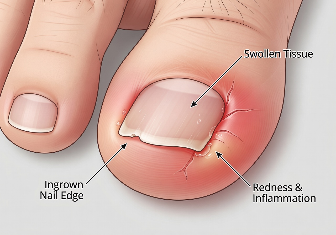móng chân mọc ngược móng chân mọc ngược