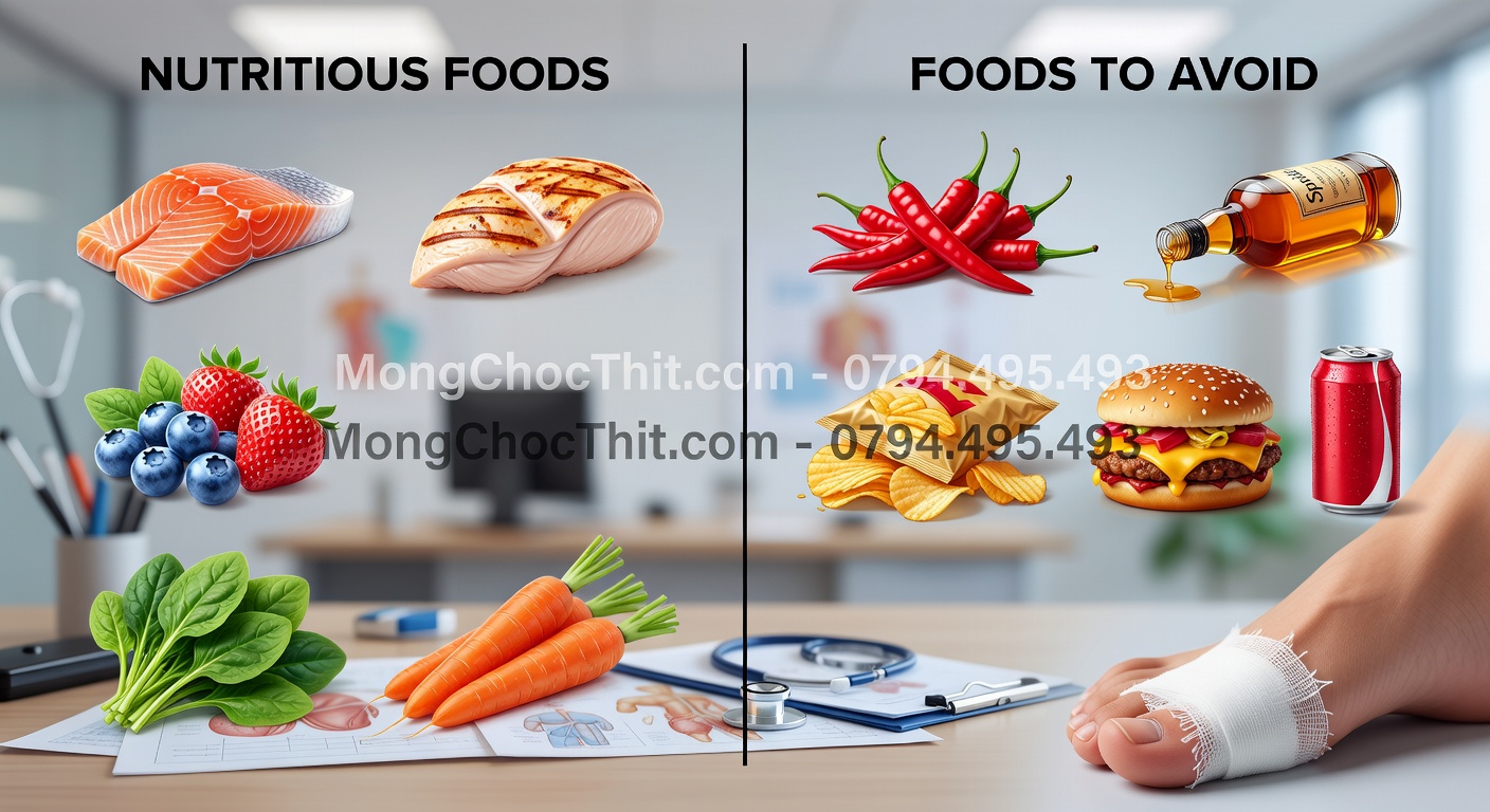 móng chân mọc ngược kiêng ăn gì móng chân mọc ngược kiêng ăn gì