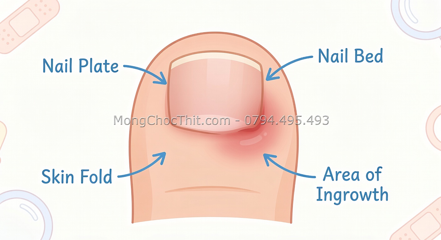 móng chân mọc ngược ở trẻ em móng chân mọc ngược ở trẻ em